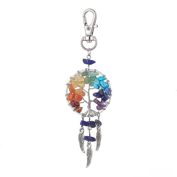 Woven Net/Web with Wing Pendant Decorations