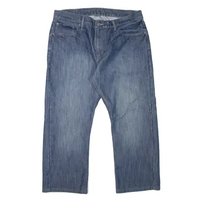 LEVI'S 514 Jeans Mens Blue Slim Straight Stone Wash W36 L25