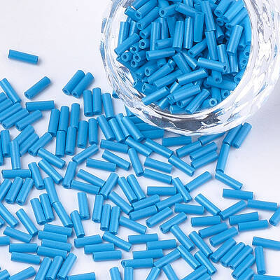 Baking Paint Glass Bugle Beads