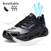 2025 New Men's Non Slip Work Shoes, Slip Resistant Sneakers for Comfortable Casual Walking, Restaurant Chef Shoes, Breathable...