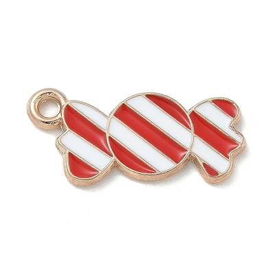Christmas Theme Alloy Enamel Pendants