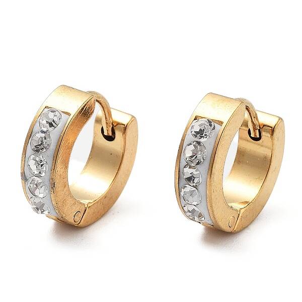 304 Stainless Steel Huggie Hoop Earrings