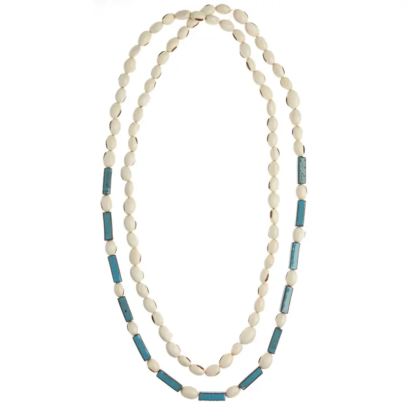 Poder Long Strand Necklace - Silver