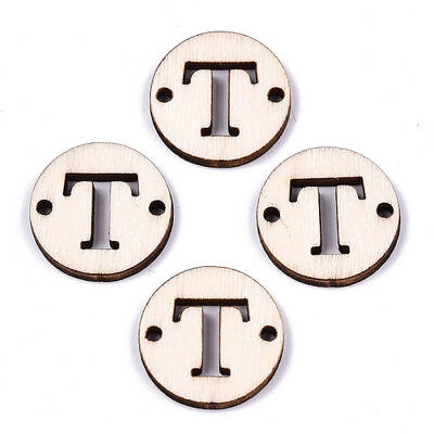 Unfinished Natural Poplar Wood Links Connectors
