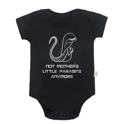 Not Mother's Little Parasite Anymore Baby Onesie – T-shirt for Adult - Funny Baby Bodysuit with Alien Design – Cute Baby ...