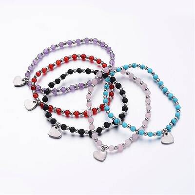 304 Stainless Steel Charm Bracelets