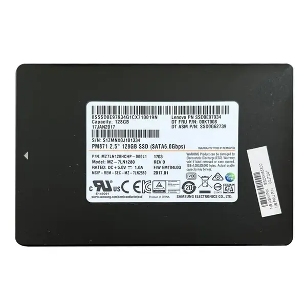 00JT247 Lenovo 128GB Triple-Level Cell SATA 6Gb/s 2.5-Inch Solid State Drive