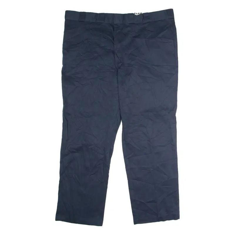 DICKIES 874 Flex Workwear Mens Twill Trousers Blue Classic Straight W46 L32