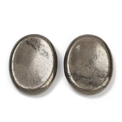 Natural Pyrite Pocket Worry Stone