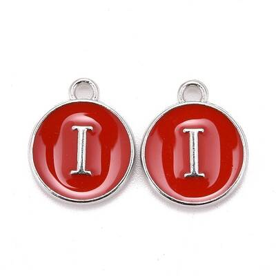 Platinum Plated Alloy Enamel Charms