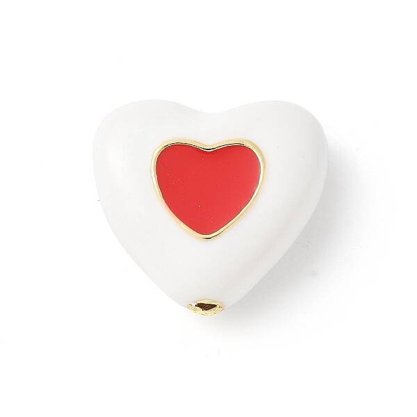 Brass Enamel Beads
