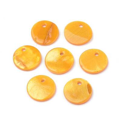 Spray Paint Freshwater Shell Charms