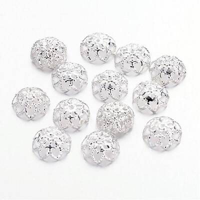 Iron Fancy Bead Caps