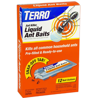 TERRO T300B Indoor Liquid Ant Killer , 12 Bait Stations Cleaner