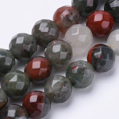 Natural African Bloodstone Beads Strands