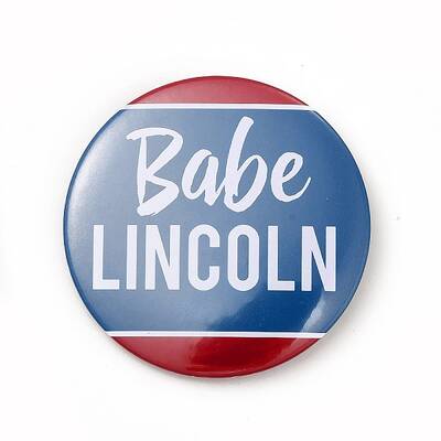 Independence Day Flat Round Tinplate Badge Pins