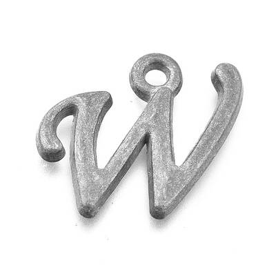 Alloy Letter Pendants