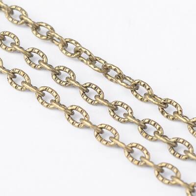 Iron Textured Cable Chains
