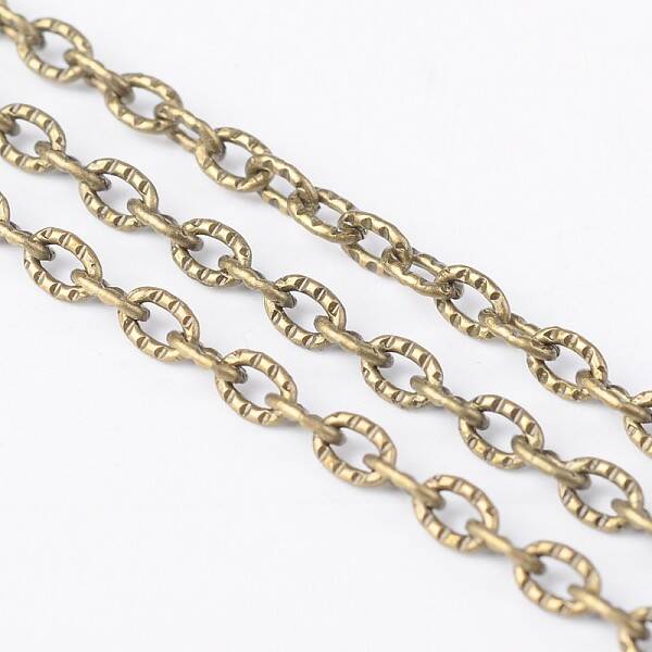 Iron Textured Cable Chains
