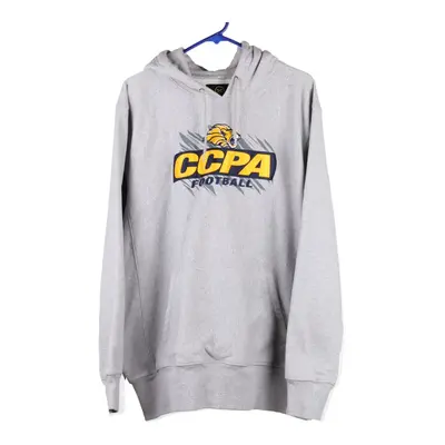 CCPA Football X Grain Hoodie - XL Grey Cotton Blend
