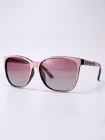 Women's Fashionable Pink Polarized Sunglasses,  Casual Trendy Vintage Sunglasses  for Women, Trendy All-match Tinted Lens Sun...