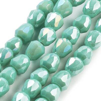 Electroplate Glass Beads Strands