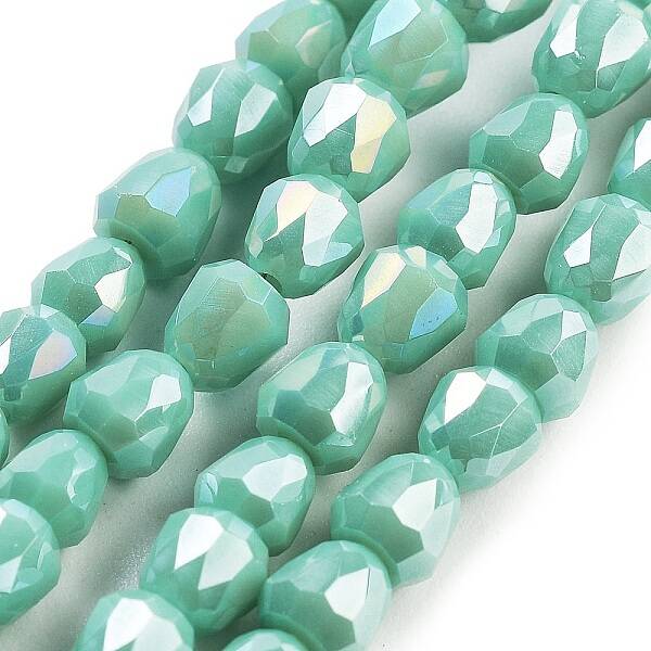 Electroplate Glass Beads Strands