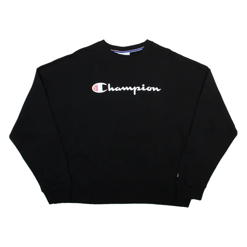 CHAMPION Mens Sweatshirt Black XL