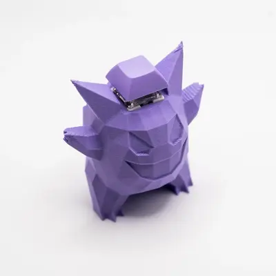 Low Poly Ghoul Character Mechanical Switch Fidget Toy | Stim Toy, Stress Relief, ADHD, ASMR, Gift For Him, Gift For Her, Anim...