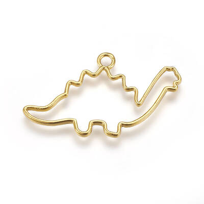 Zinc Alloy Open Back Bezel Pendants