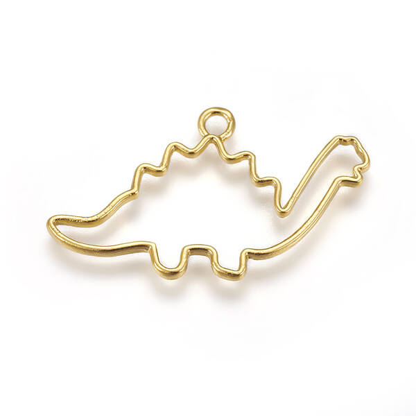 Zinc Alloy Open Back Bezel Pendants
