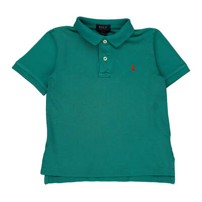 Age 5 Ralph Lauren Polo Shirt - Small Blue Cotton | Size: small
