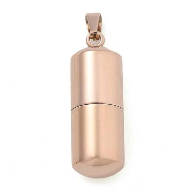 304 Stainless Steel Openable Urn Ashes Pendants