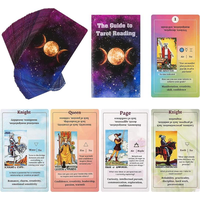 Tarot Cards for Beginners with Guide Book, Classic Tarot Cards with Meanings on Them, Tarot Decks for Tarot Learners