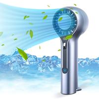 Portable Handheld Fan,High Speed Turbo Personal Fan with 100 Speed Adjustable, Battery Rechargeable, Digital Display, for Tra...