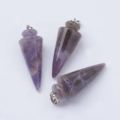 Natural Amethyst Pendants
