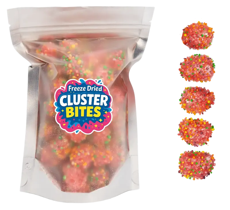 Freeze Dried Gummy Clusters - (Large - 2oz Bag) - Freeze Dried Candy - Ships Same Day!