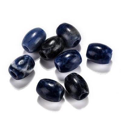 Natural Sodalite European Beads