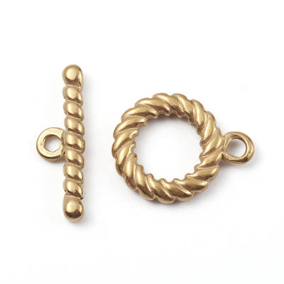 Ion Plating(IP) 304 Stainless Steel Toggle Clasps