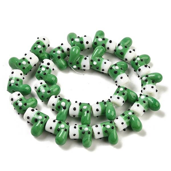 Handmade Lampwork Bumpy Beads Strands