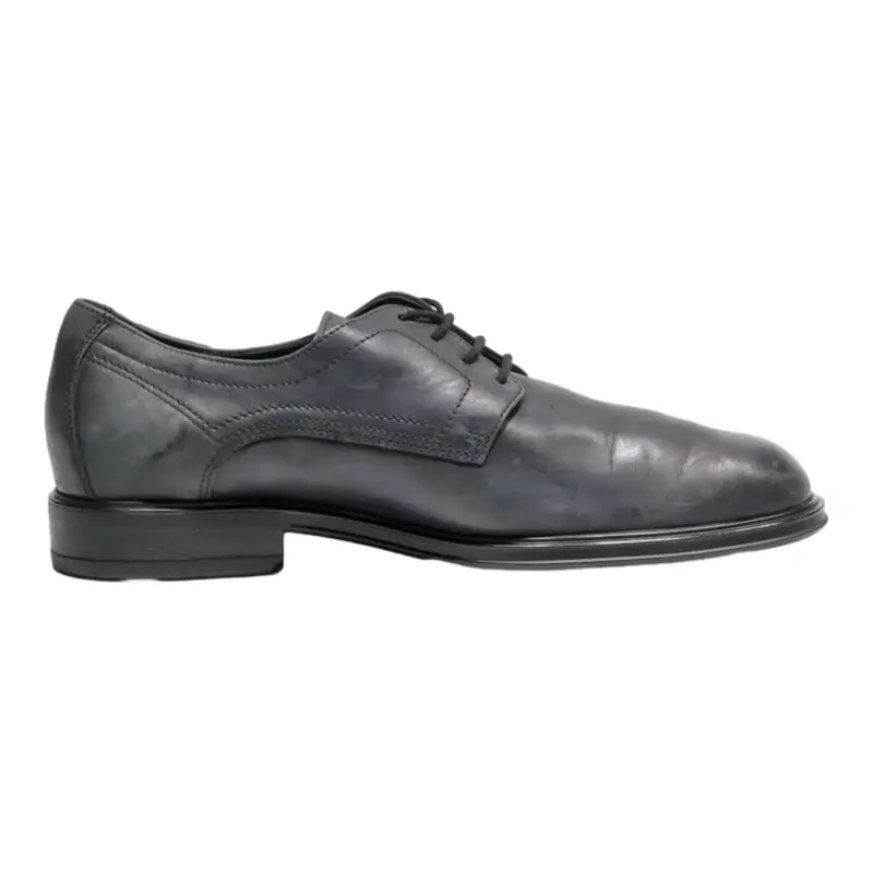 MEPHISTO Derby Shoes Black Leather Mens UK 7.5