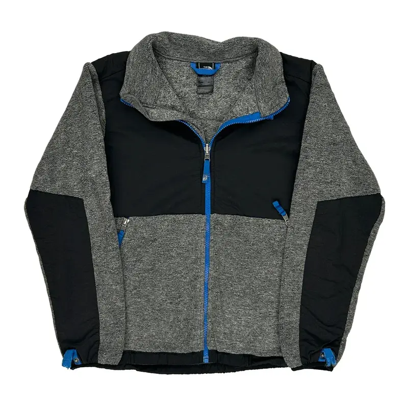 Age 13-14 The North Face Fleece Jacket - Large Grey Polyester