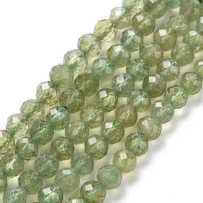Natural Green Apatite Beads Strands