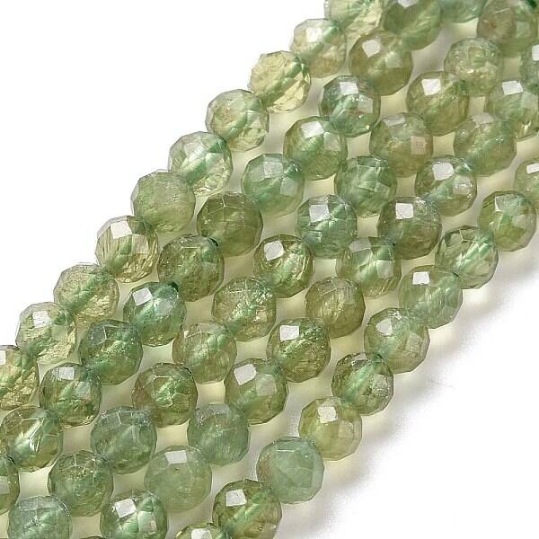 Natural Green Apatite Beads Strands