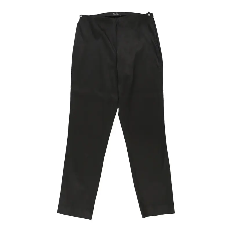 Versace V2 Classic Trousers - 30W UK 10 Black Polyamide | Size: UK 10
