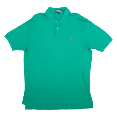 POLO RALPH LAUREN Mens Polo Shirt Green L