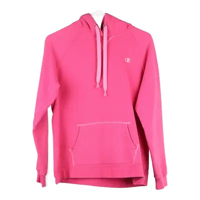 Age 16 Champion Hoodie - Large Pink Cotton Blend