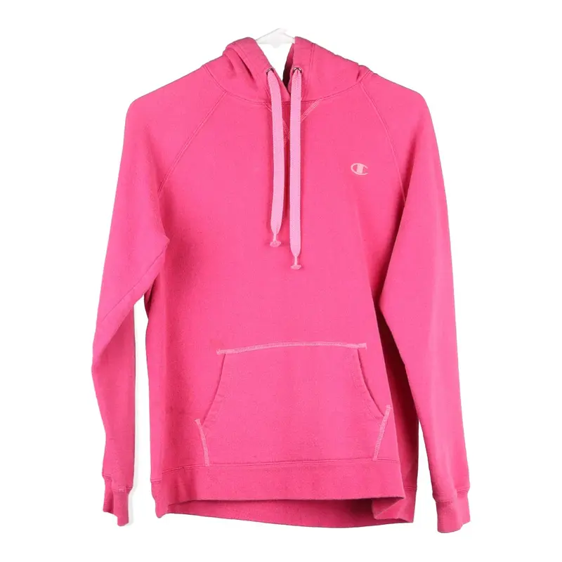 Age 16 Champion Hoodie - Large Pink Cotton Blend