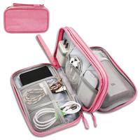 Portable Multi-grids Storage Bag, Waterproof Travel Cable Storage Bag, Travel Storage Organizer, Cable Organizer for Home Off...