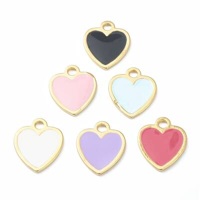 Brass Enamel Pendants